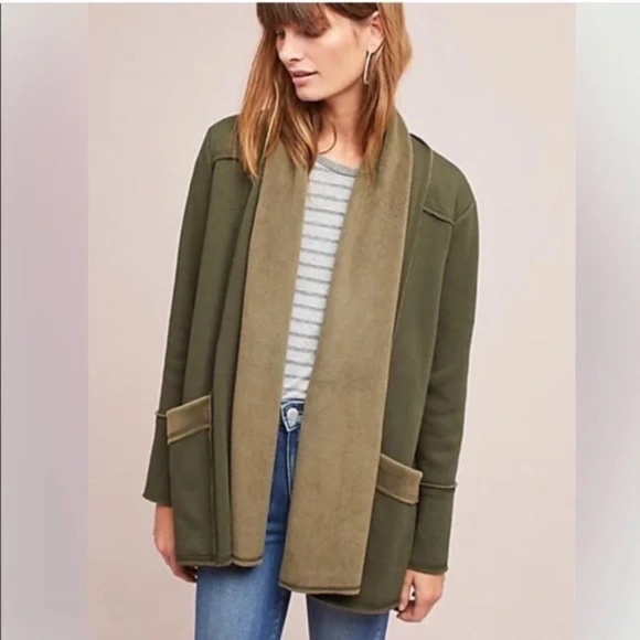 Anthropologie Samantha Dry Monica Cardigan Jacket - sz L - Picture 1 of 6